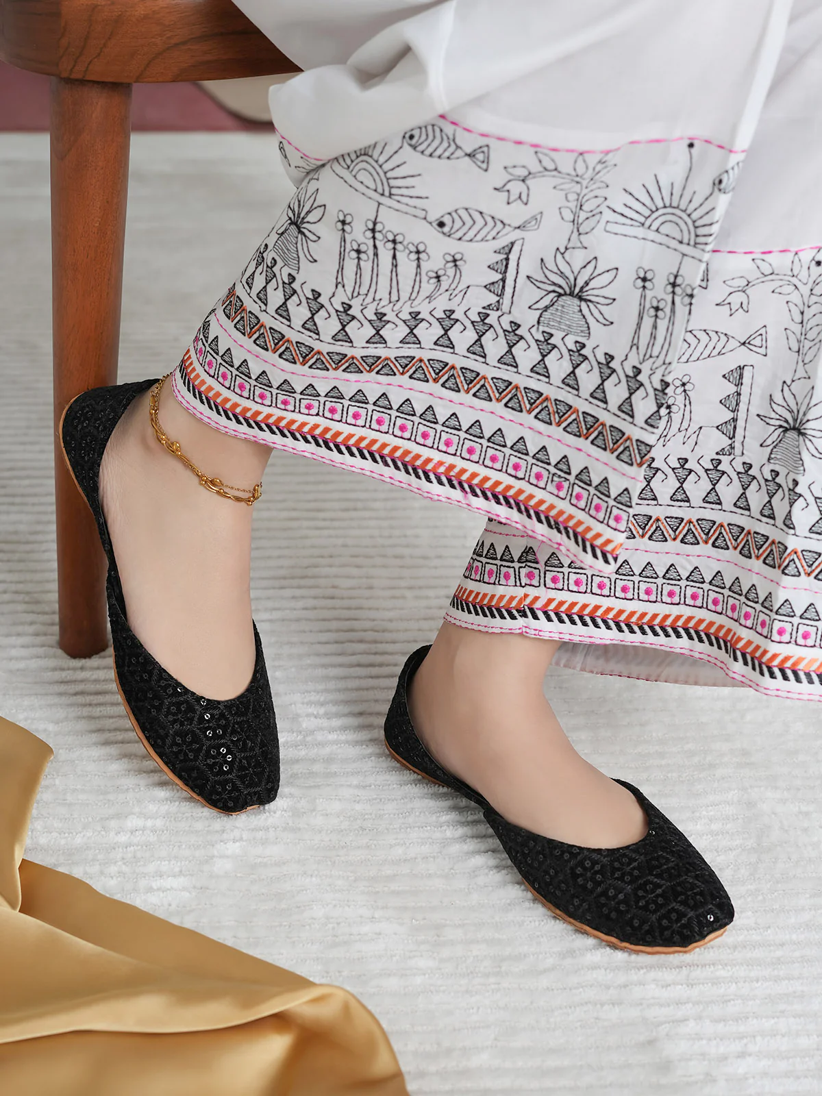 Women "AFROSH" Classic Soft Khussa - Image 6