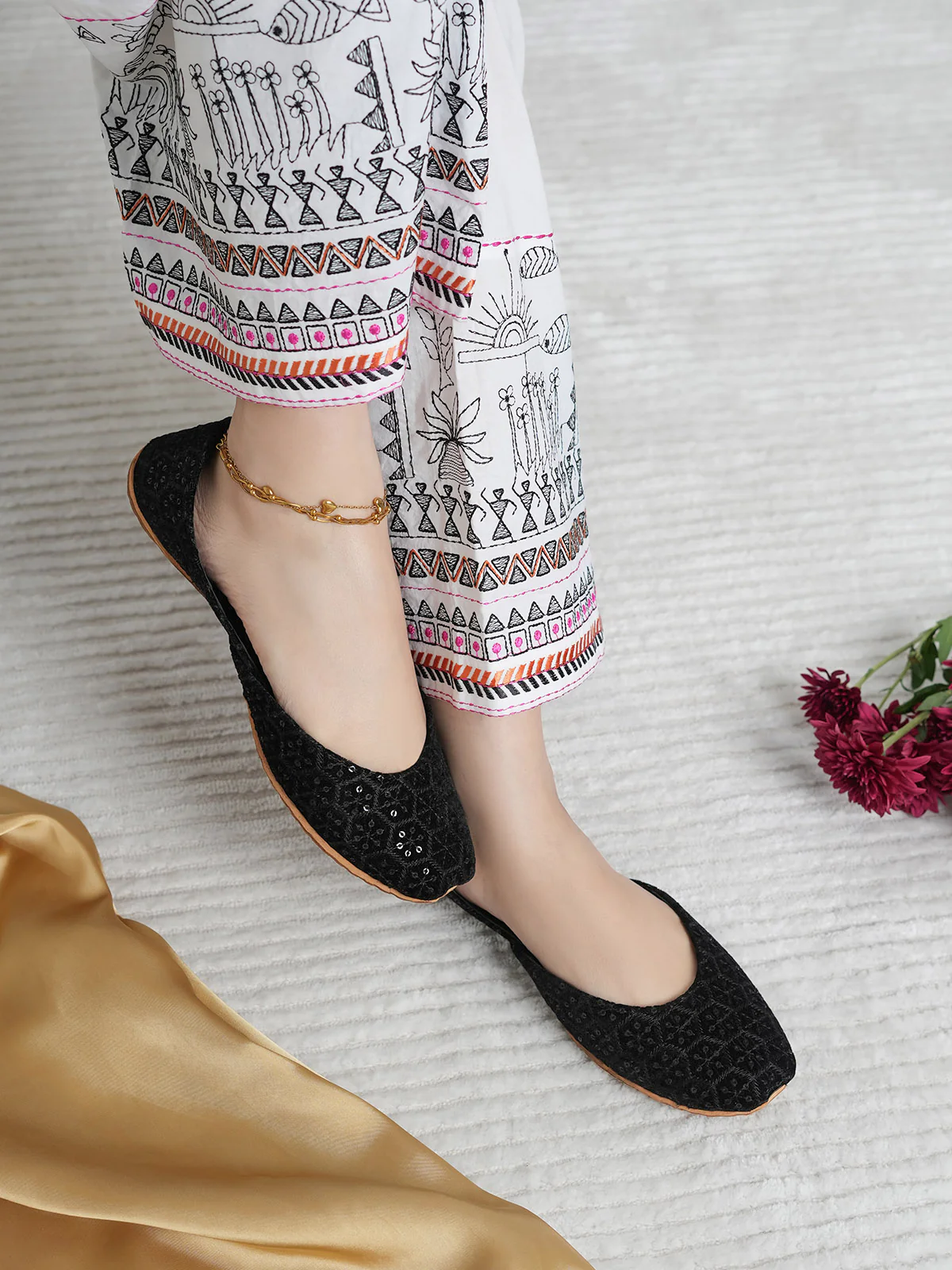 Women "AFROSH" Classic Soft Khussa - Image 9