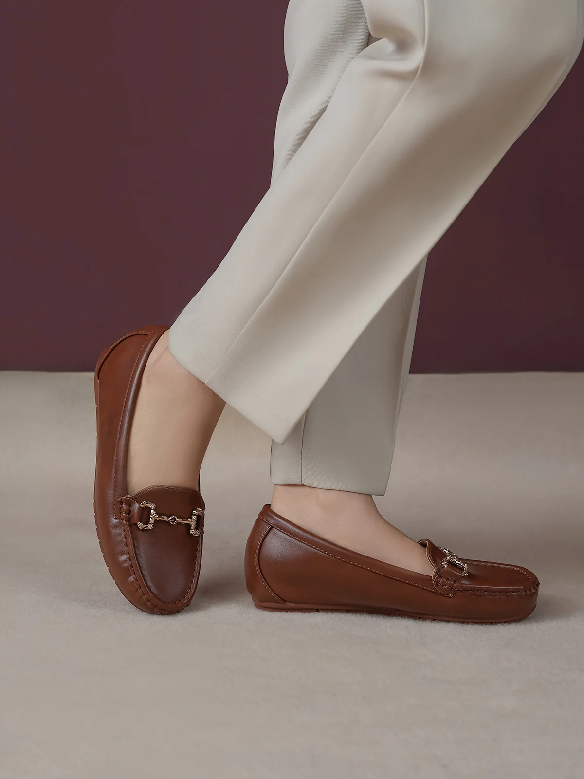 Women "ARICIN" Medium Heel Moccasins - Image 10