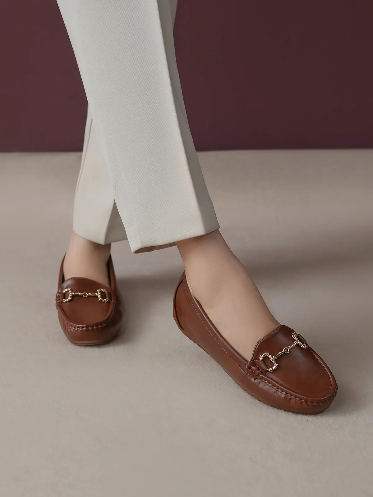 Women "ARICIN" Medium Heel Moccasins - Image 6