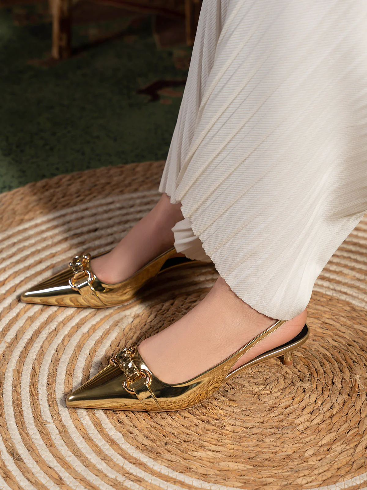 Women "ARIELLA" Fancy Low Heel Sandals - Image 10