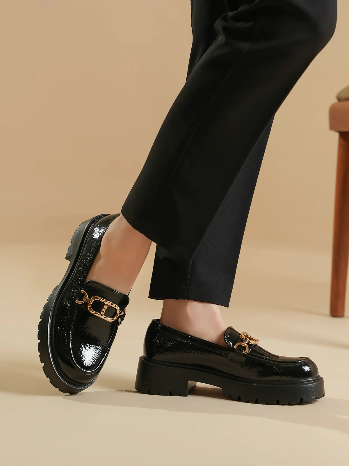 Women "ARISTOS" Stylish Buckle Loafers - Image 10