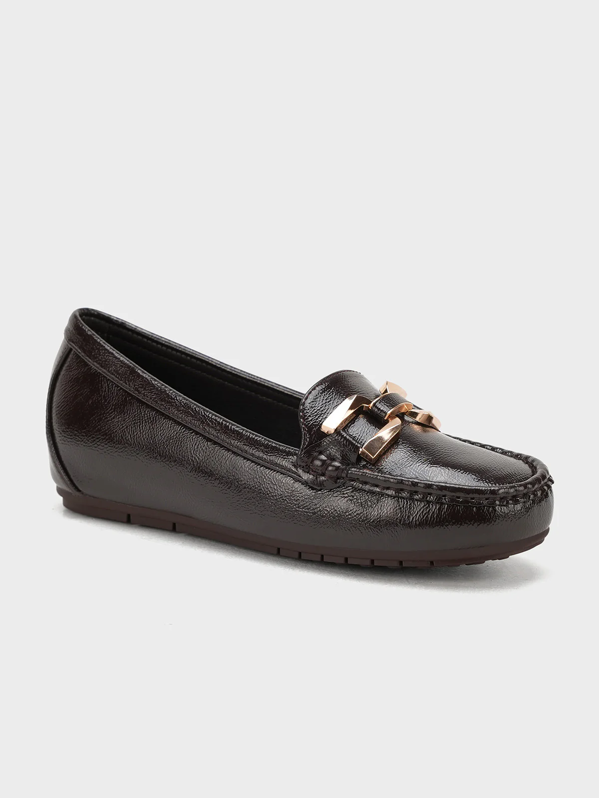 Women "ASHLEE" Classy Buckle Moccasins - Image 2