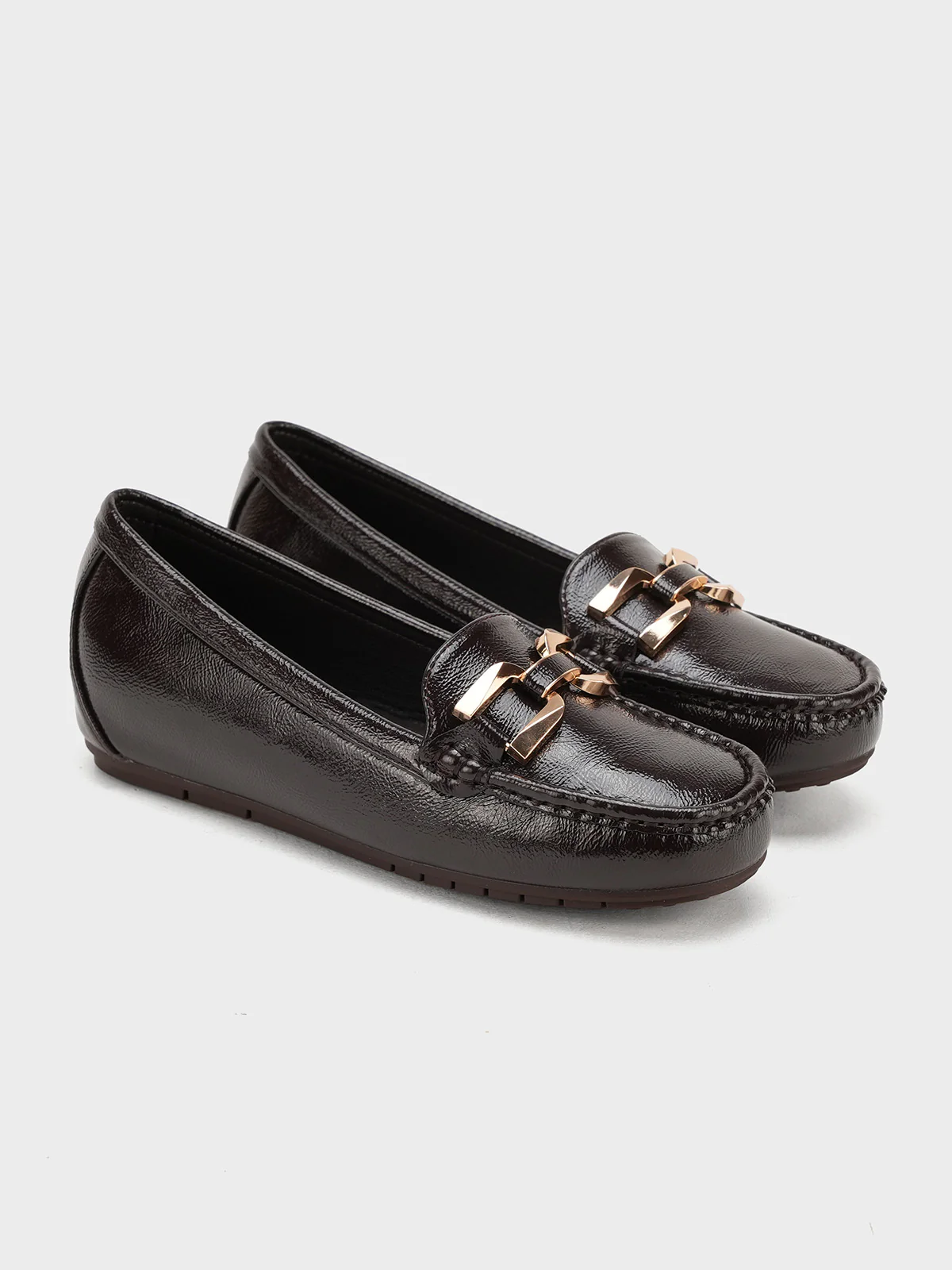 Women "ASHLEE" Classy Buckle Moccasins - Image 4