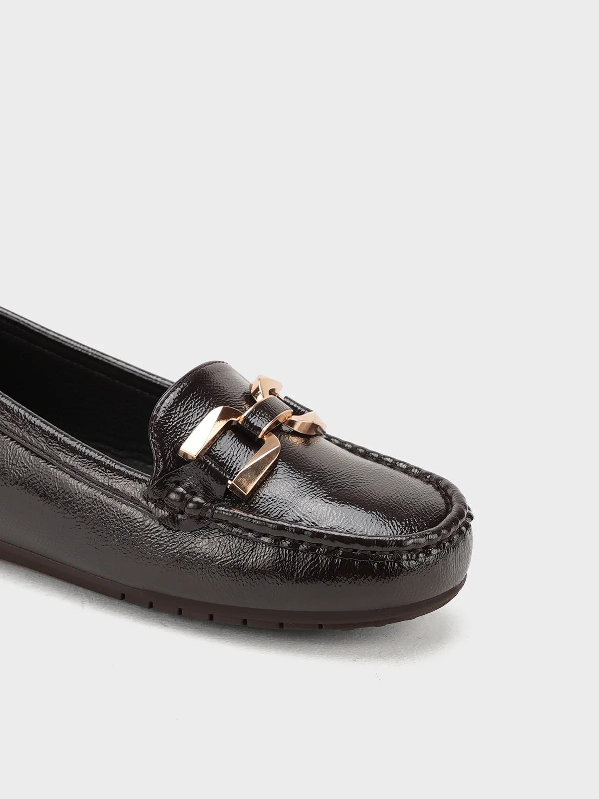 Women "ASHLEE" Classy Buckle Moccasins - Image 7