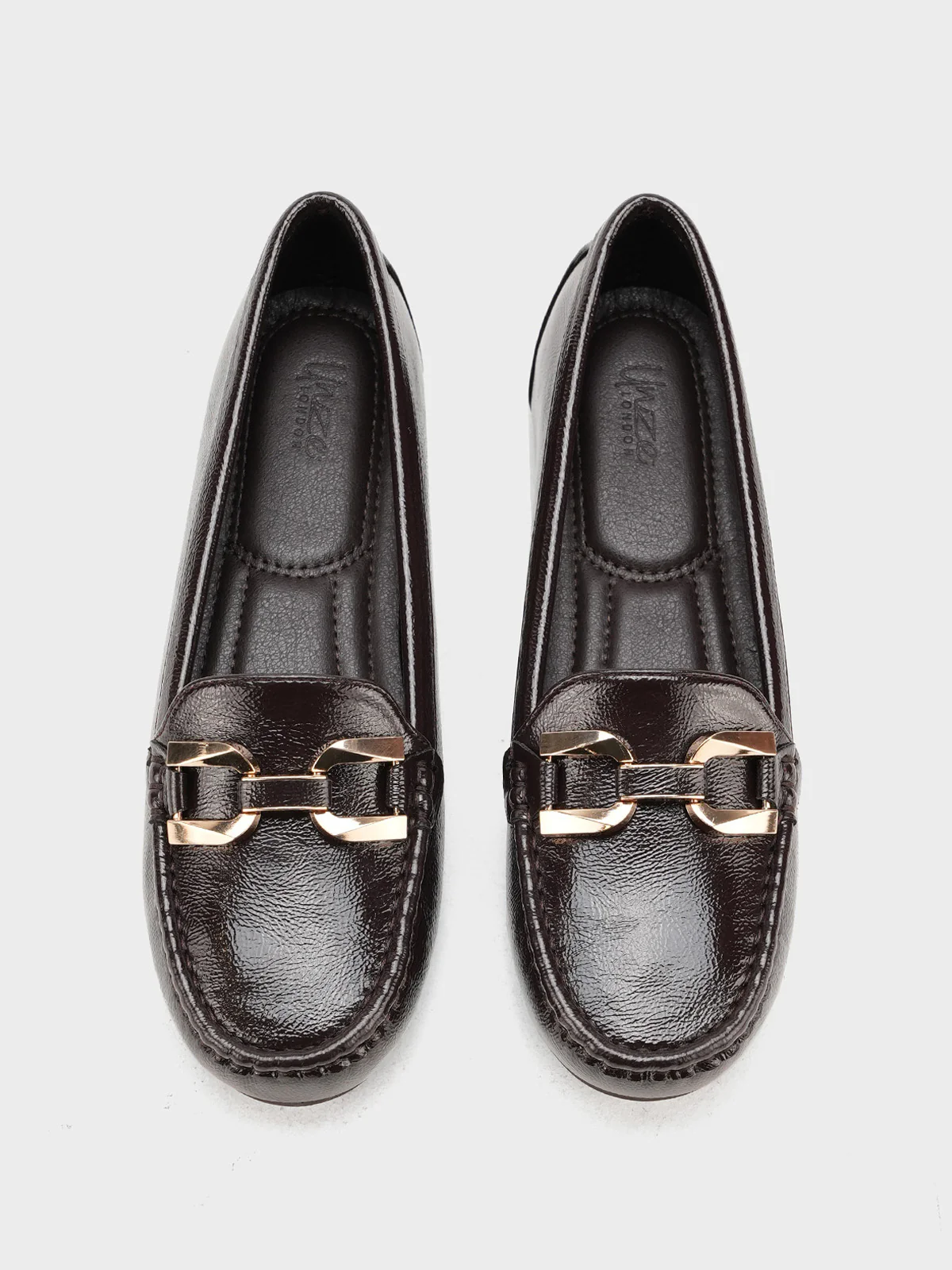 Women "ASHLEE" Classy Buckle Moccasins - Image 9