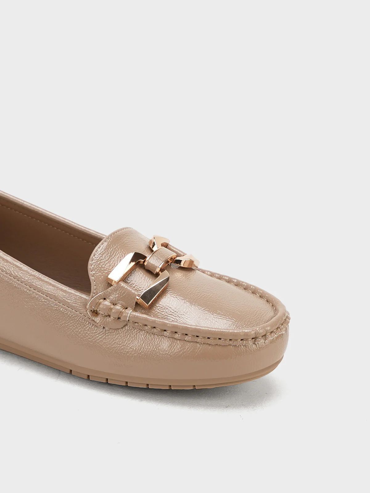 Women "ASHLEE" Classy Buckle Moccasins - Image 7