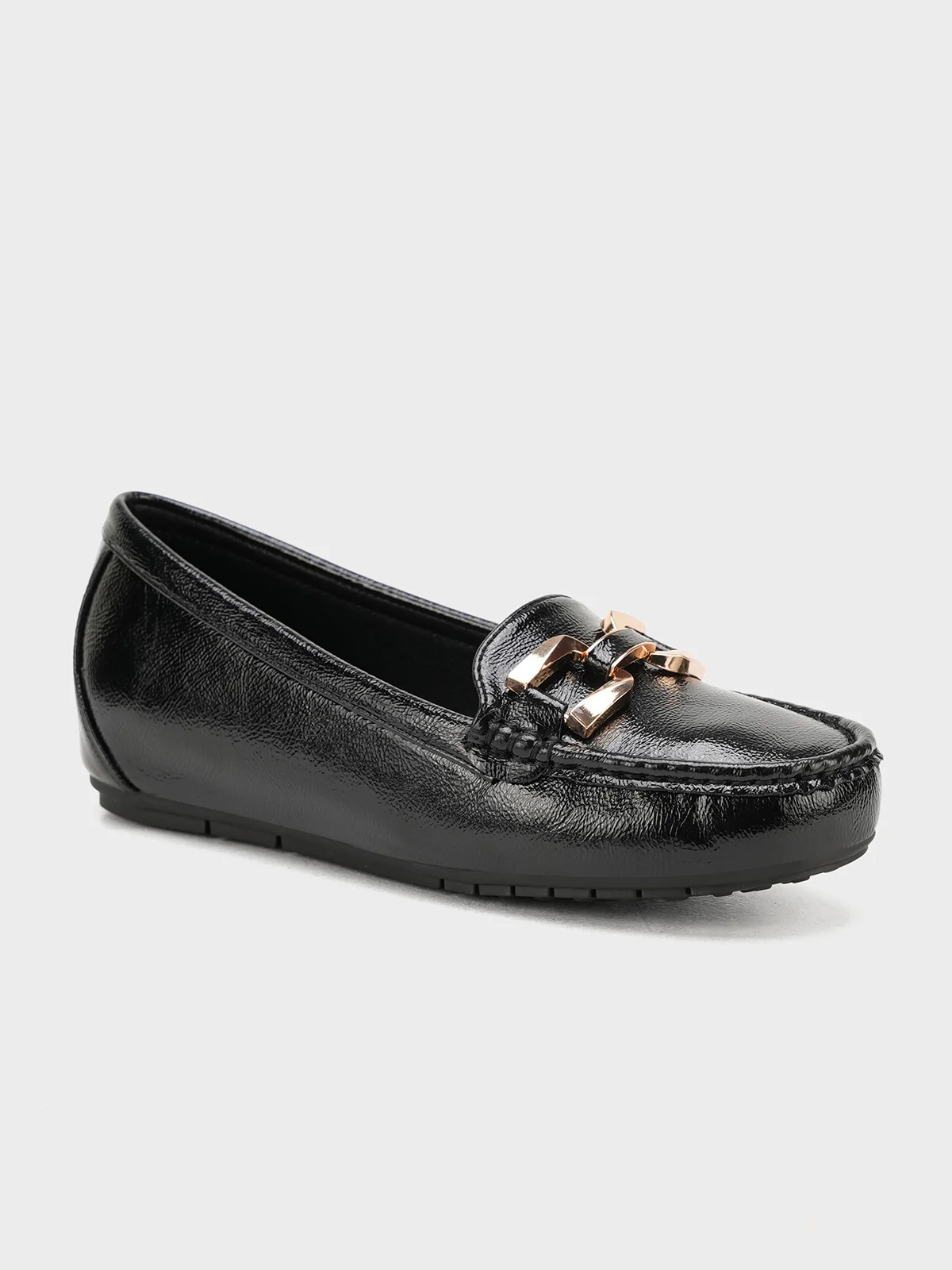Women "ASHLEE" Classy Buckle Moccasins - Image 2