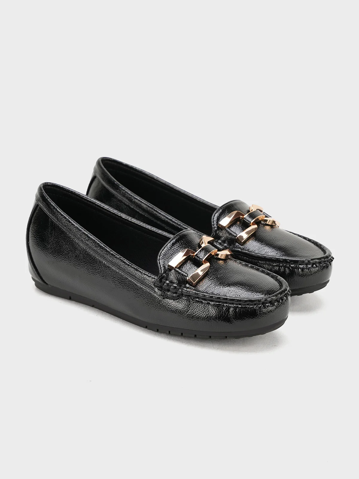 Women "ASHLEE" Classy Buckle Moccasins - Image 4