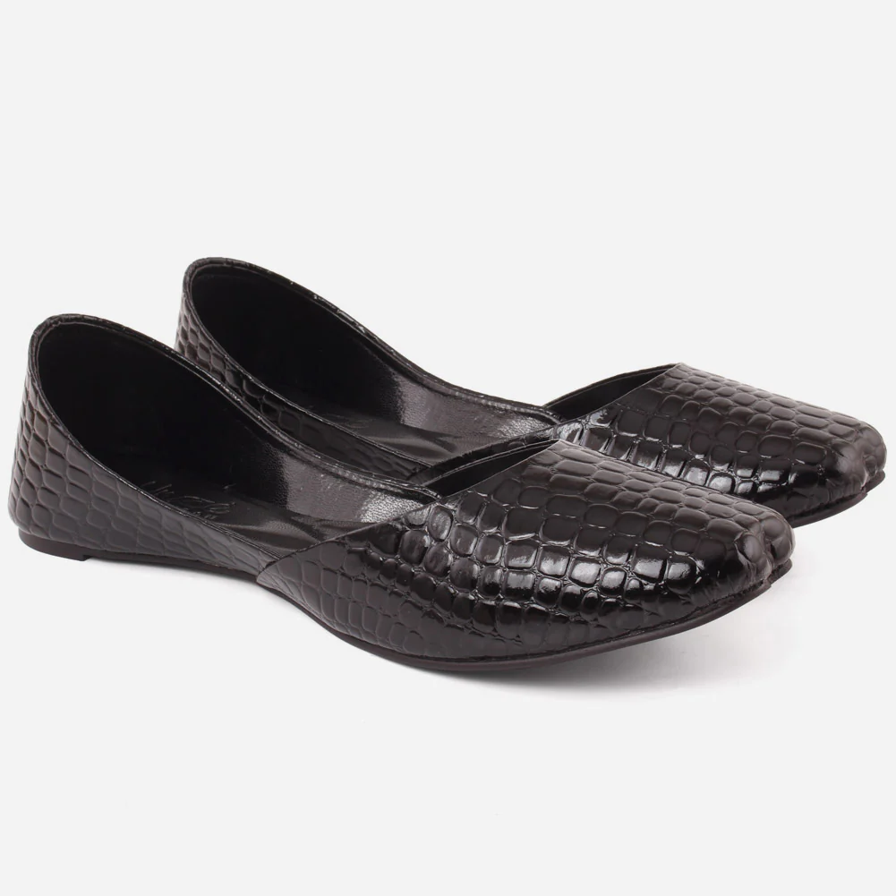 Women "ASILE" Plain Flat Khussa - Image 2