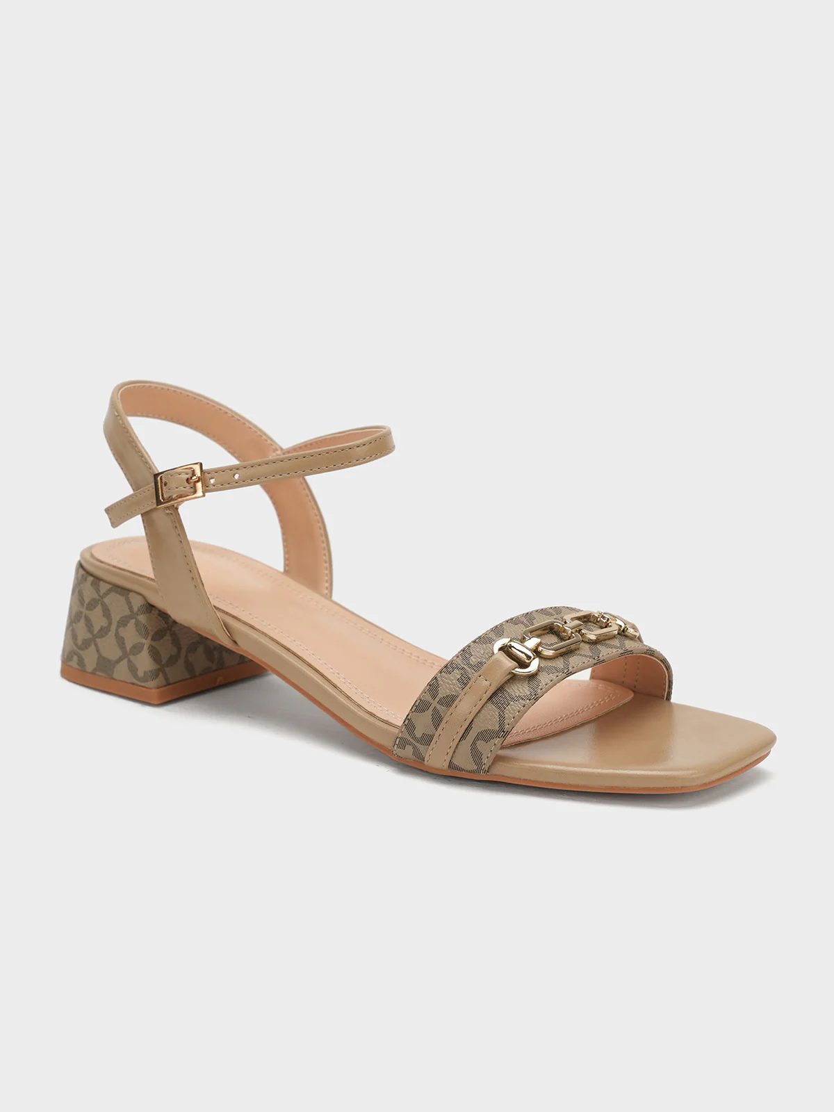 Women "ASSIAK" Block Heel Buckle Sandals