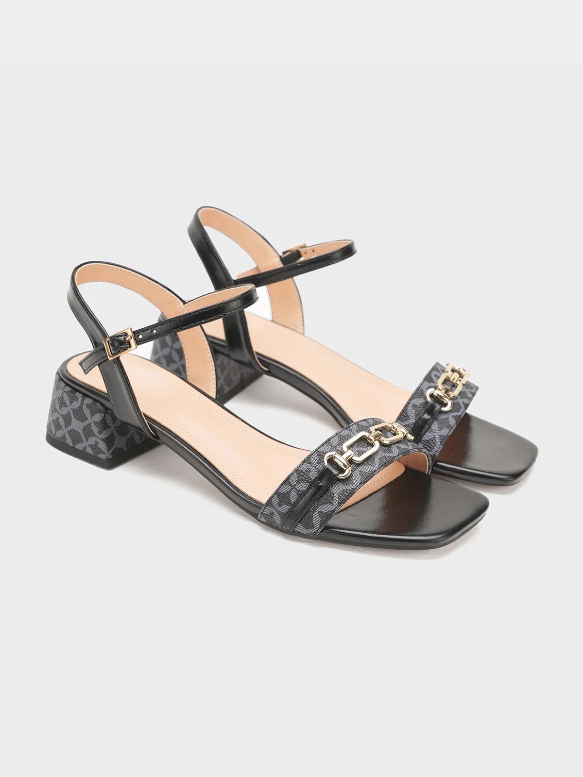 Women "ASSIAK" Block Heel Buckle Sandals - Image 4