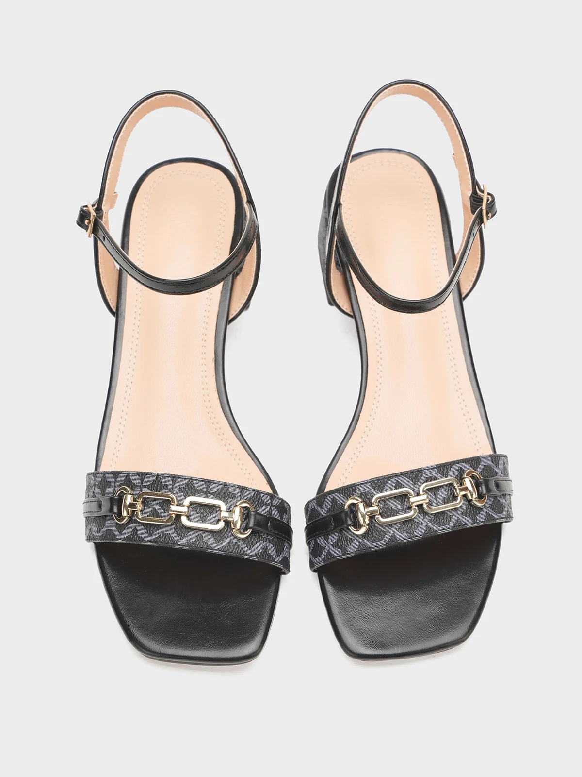 Women "ASSIAK" Block Heel Buckle Sandals - Image 9