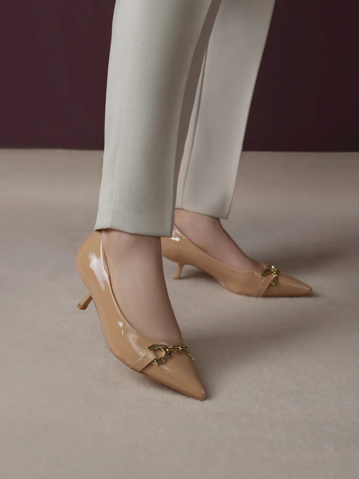 Women "ATARA" Perfect Mid-Heel Courts - Image 6