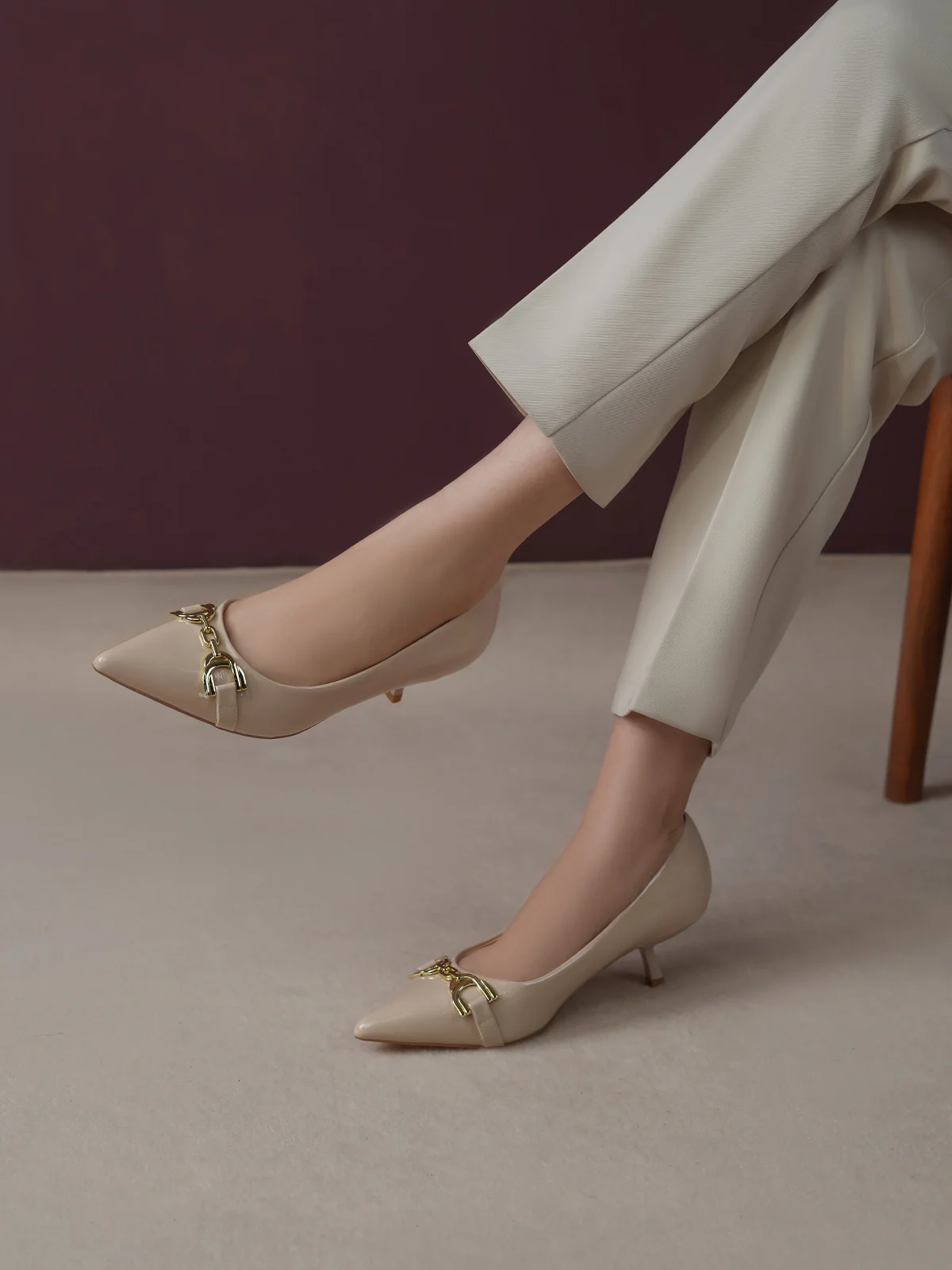 Women "ATARA" Perfect Mid-Heel Courts - Image 3