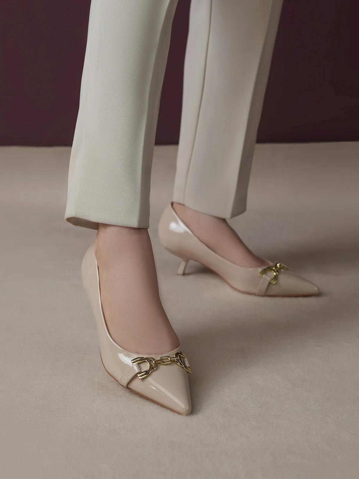 Women "ATARA" Perfect Mid-Heel Courts - Image 6