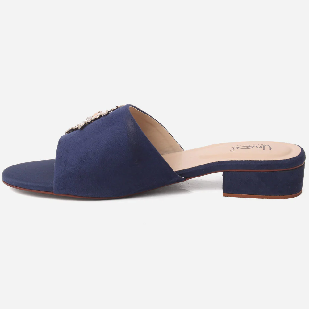 Women "ATURA" Slip On Diamante Slippers - Image 3
