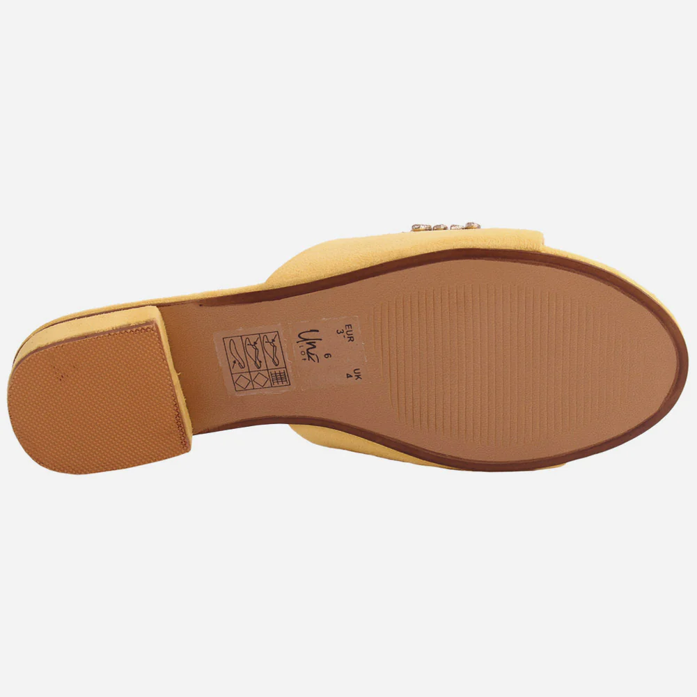 Women "ATURA" Slip On Diamante Slippers - Image 5