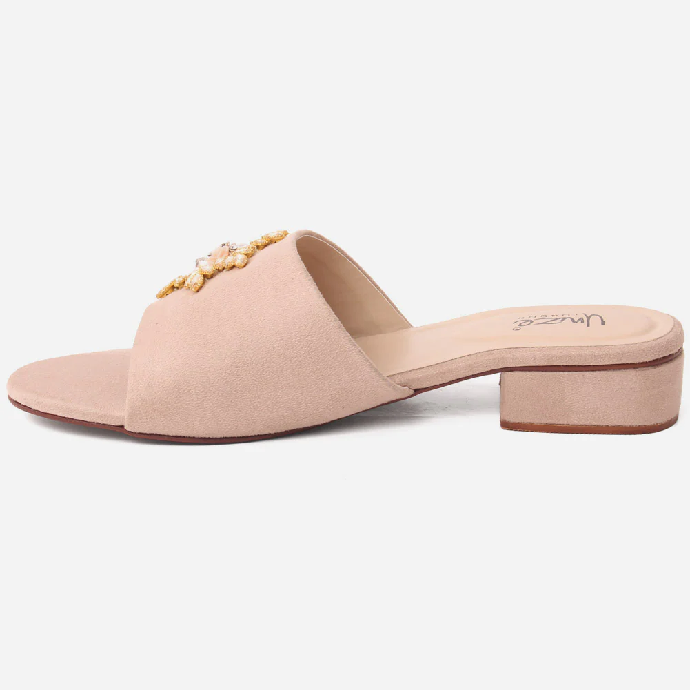 Women "ATURA" Slip On Diamante Slippers - Image 3