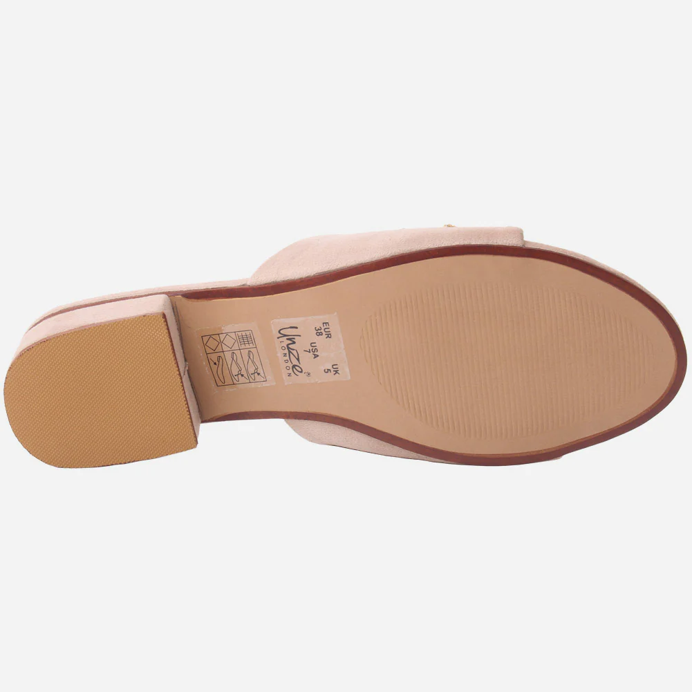 Women "ATURA" Slip On Diamante Slippers - Image 5