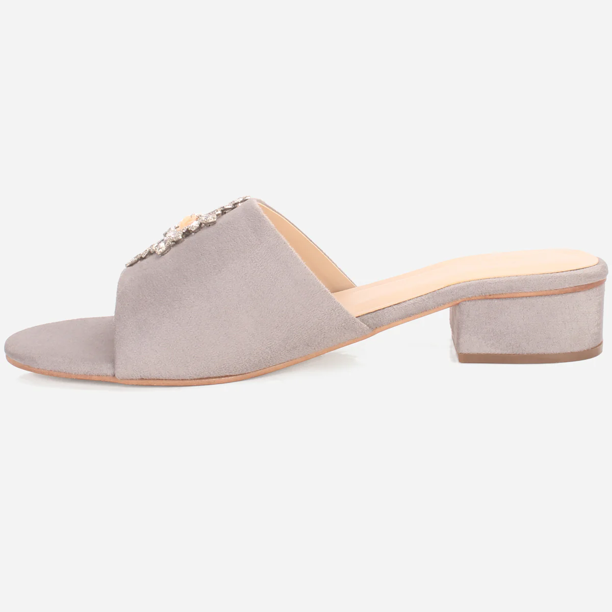 Women "ATURA" Slip On Diamante Slippers - Image 3