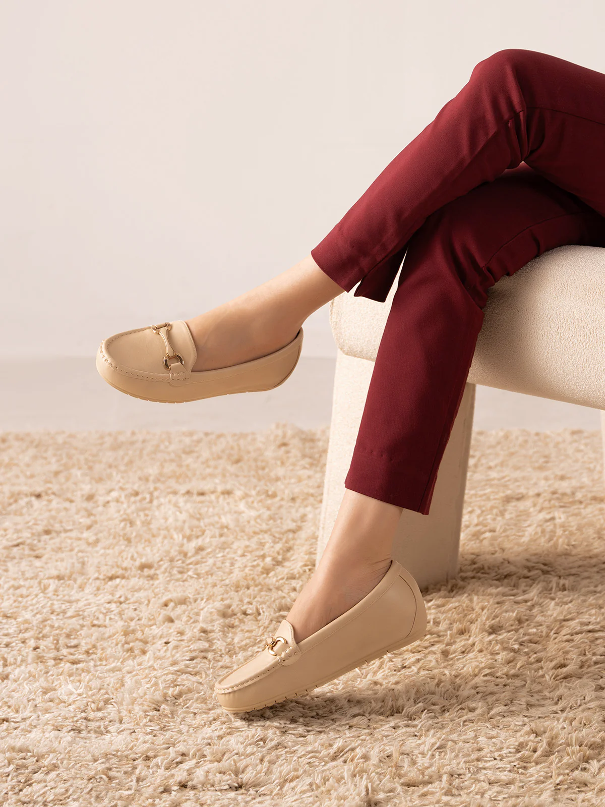 Women "AUDRIA" Easy Slip On Style Moccasins - Image 3