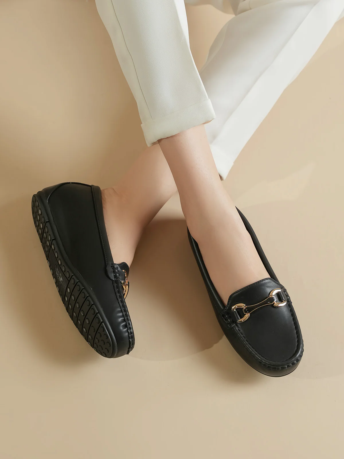Women "AUDRIA" Easy Slip On Style Moccasins - Image 11