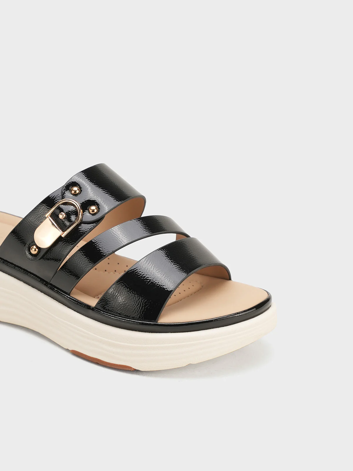 Women "AVERY" Sip On Wedge Slippers - Image 7