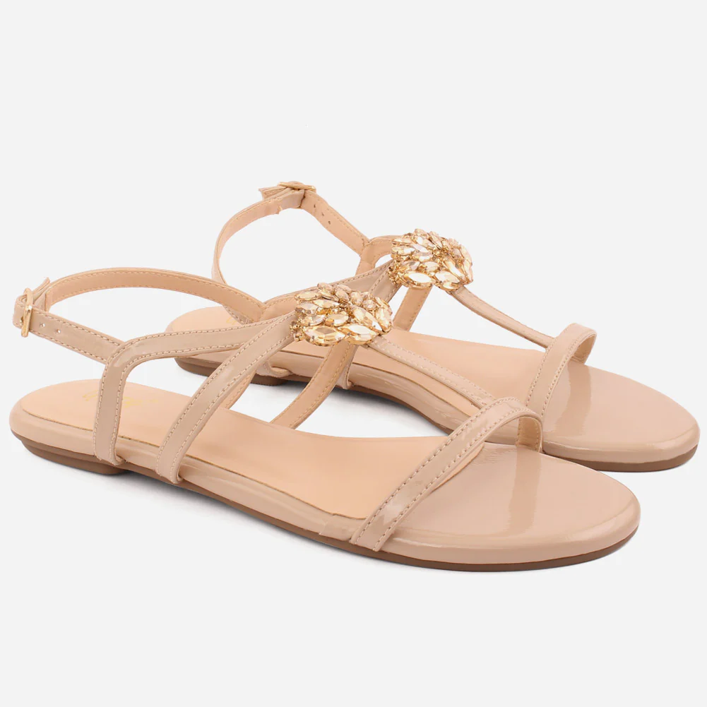 Women "AXEL" Back strap Flat Sandals - Image 2