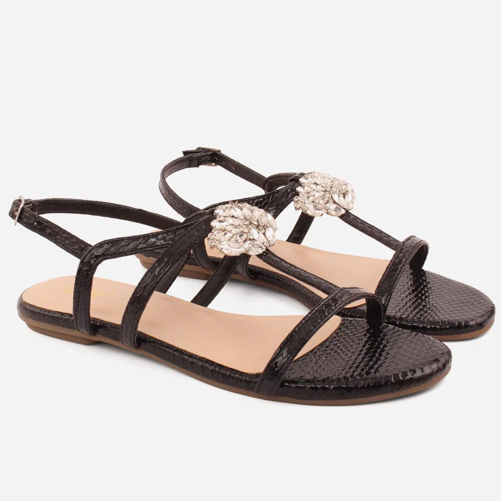 Women "AXEL" Back strap Flat Sandals - Image 2