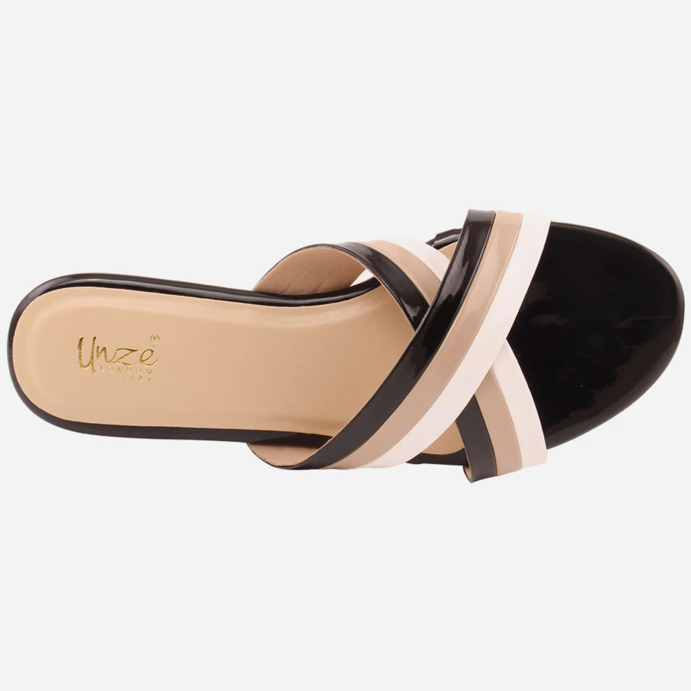 Women "BADY" Multi Color Slip On Slippers - Image 4