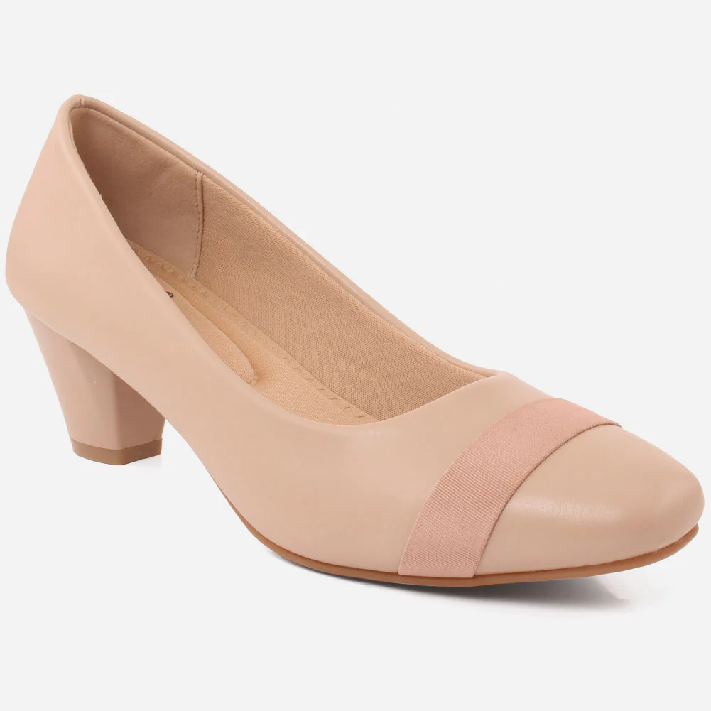 Women "BAIBA" Vibrant Colors Block Heel Court Shoes