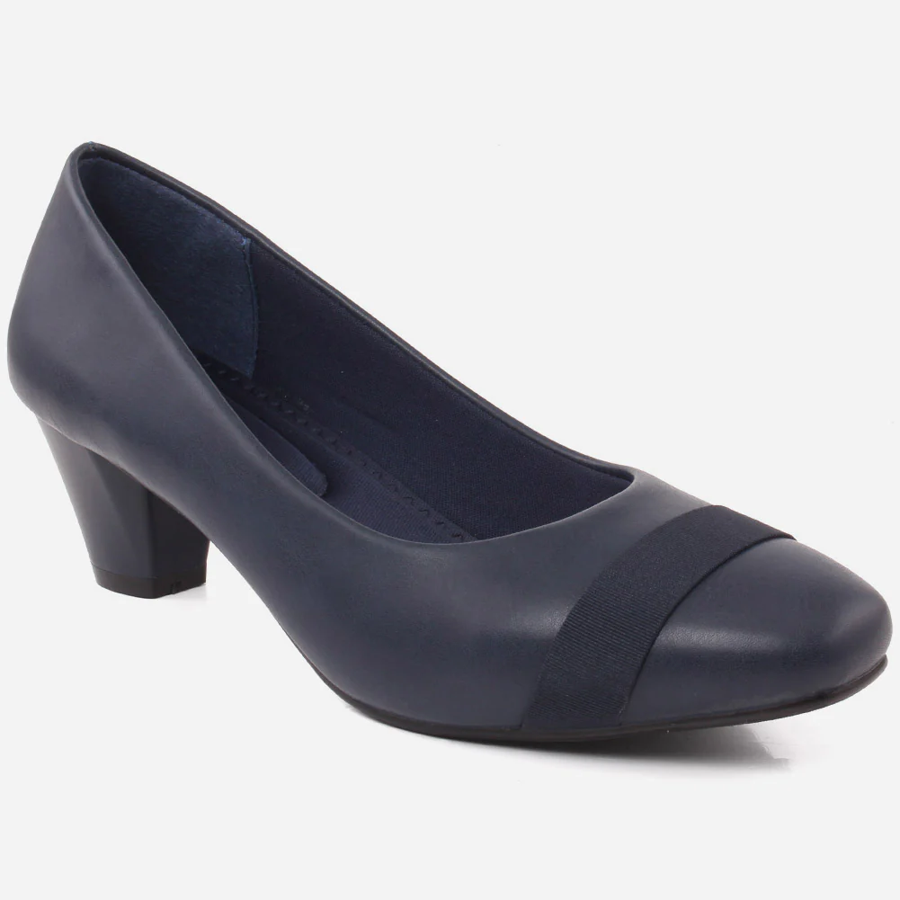 Women "BAIBA" Vibrant Colors Block Heel Court Shoes
