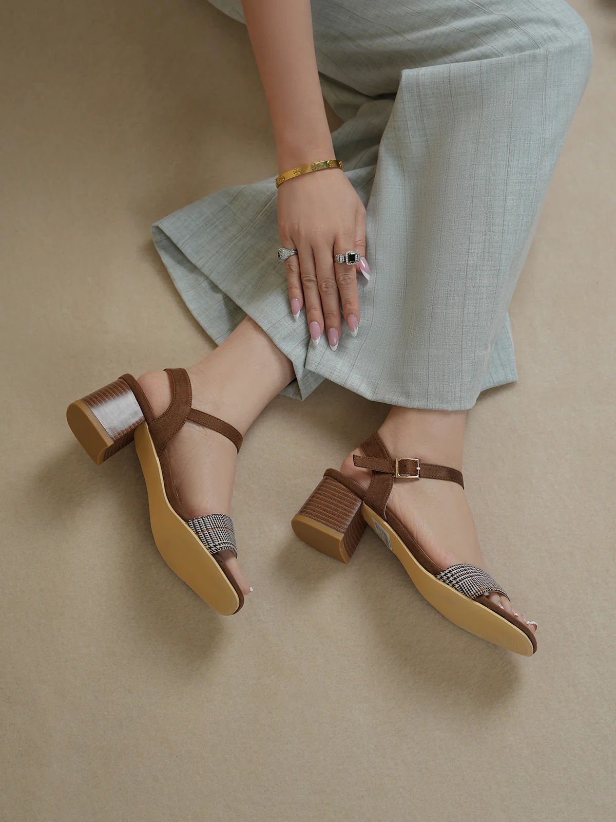 Women "BALIN" Casual Block Heel Sandals - Image 3