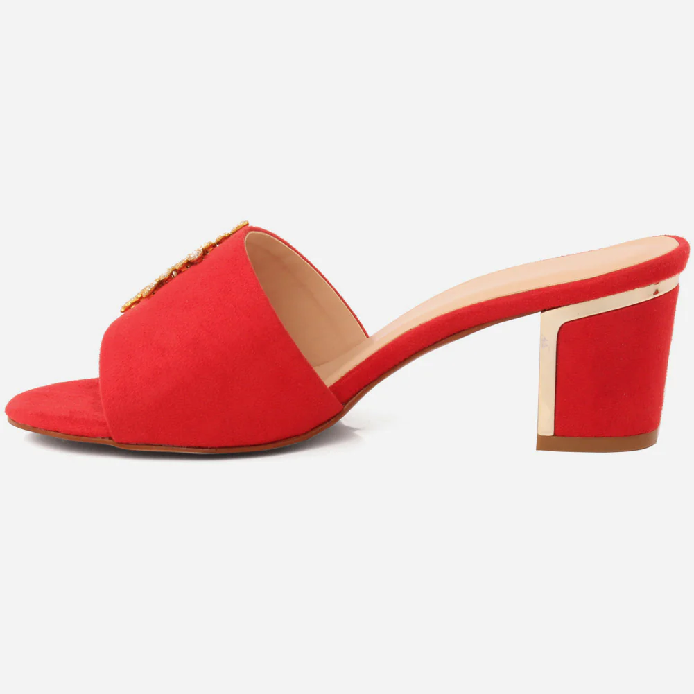 Women "Bea" Evergreen Block Heel Sandals - Image 3
