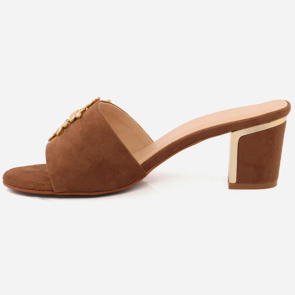 Women "Bea" Evergreen Block Heel Sandals - Image 3