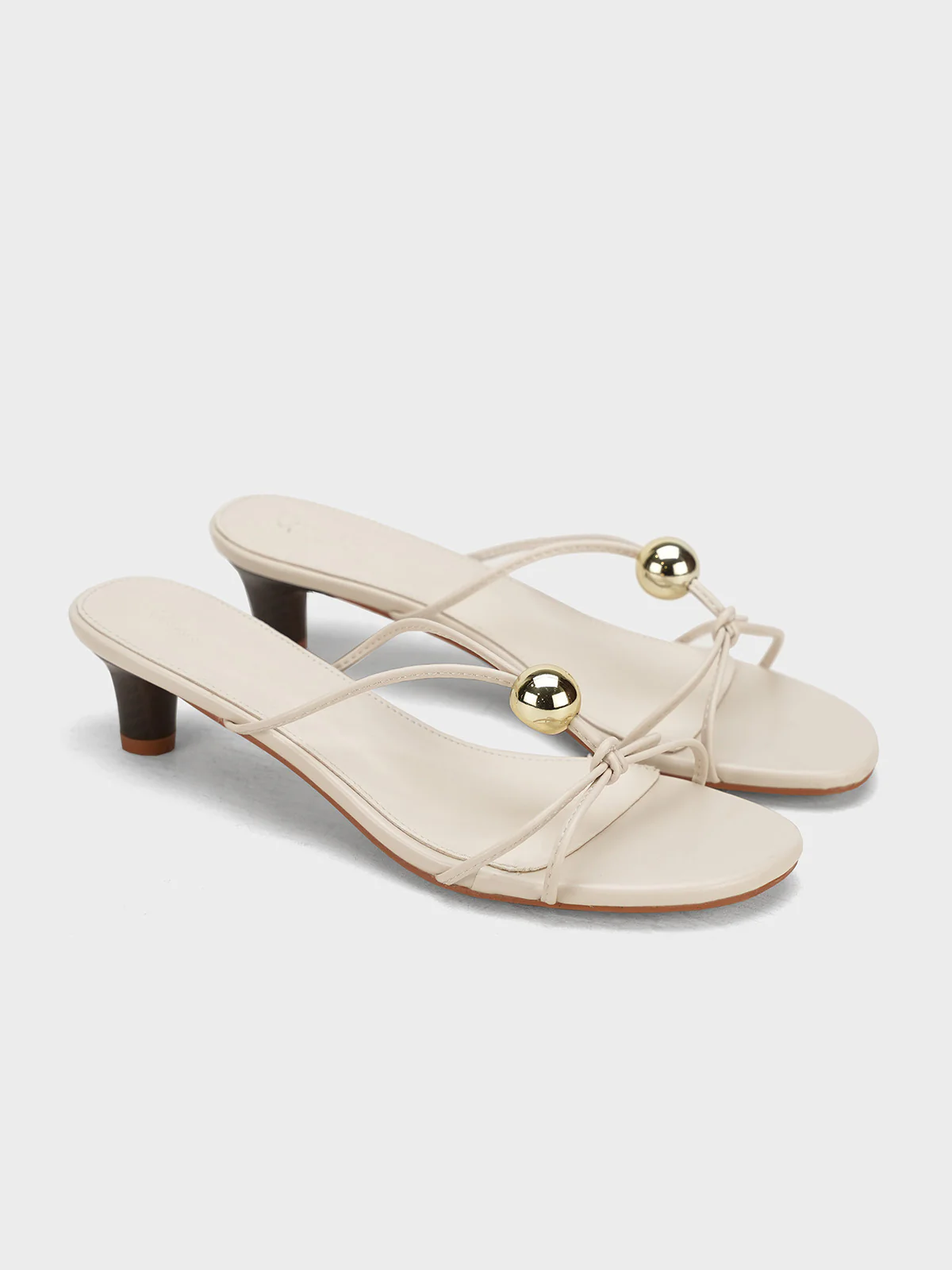 Women "BEATRIZ" Kitten Heel Slip On Sandals - Image 4