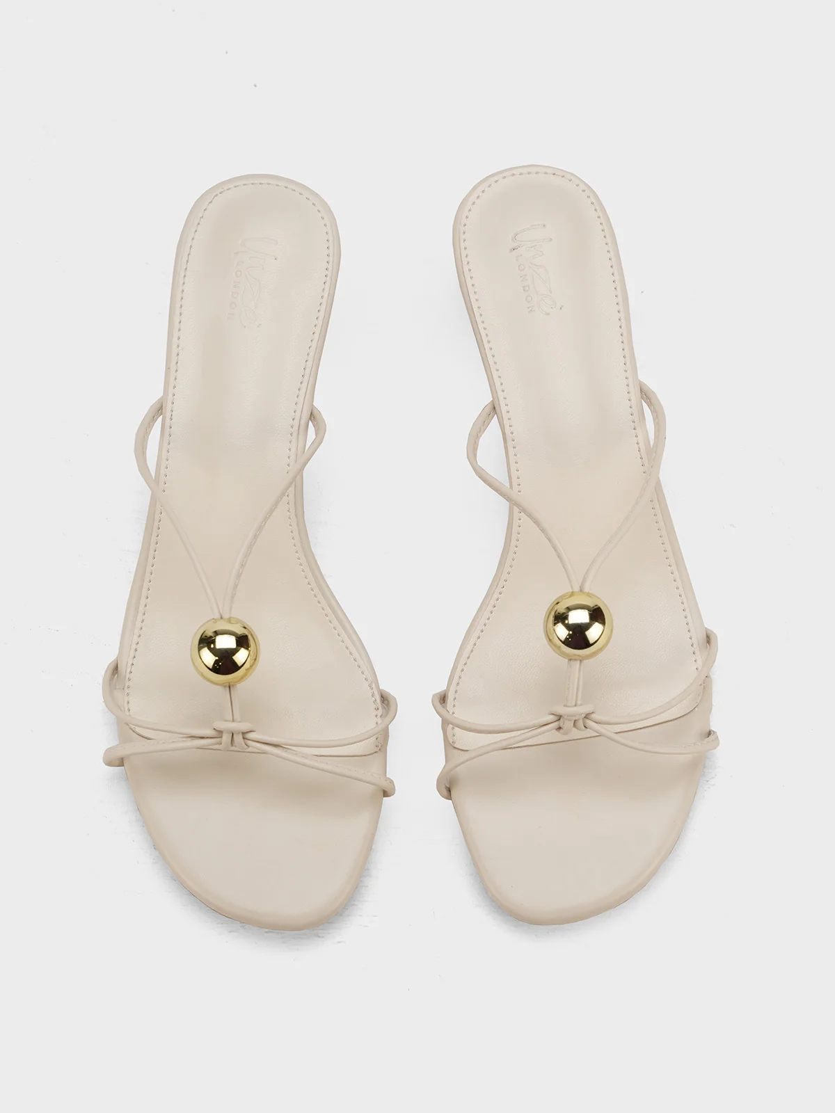 Women "BEATRIZ" Kitten Heel Slip On Sandals - Image 9