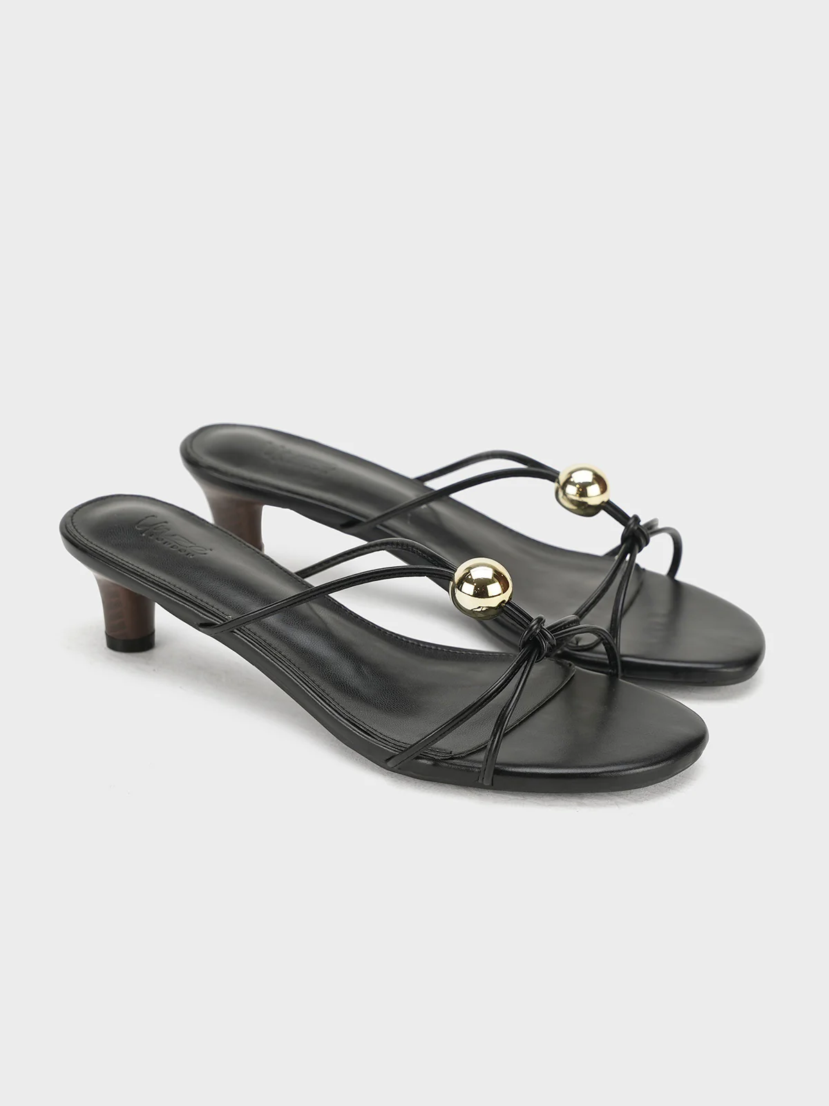 Women "BEATRIZ" Kitten Heel Slip On Sandals - Image 4