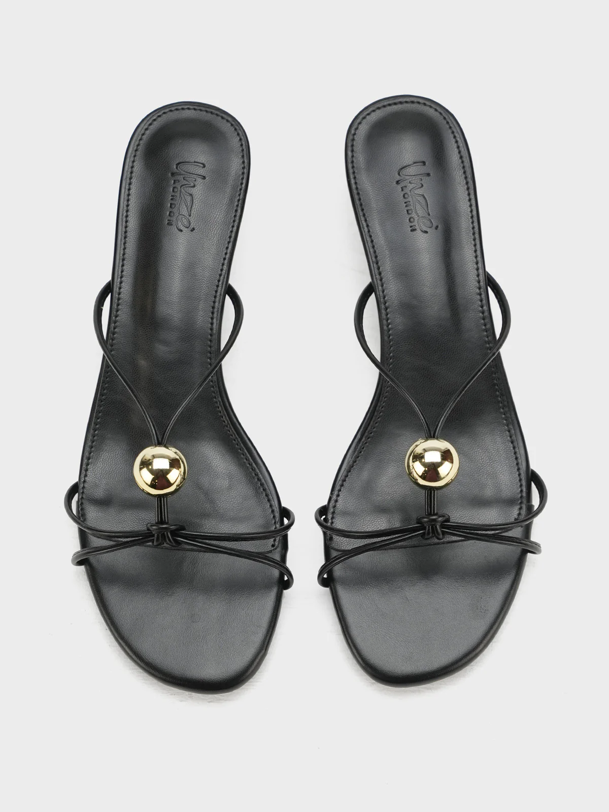 Women "BEATRIZ" Kitten Heel Slip On Sandals - Image 9