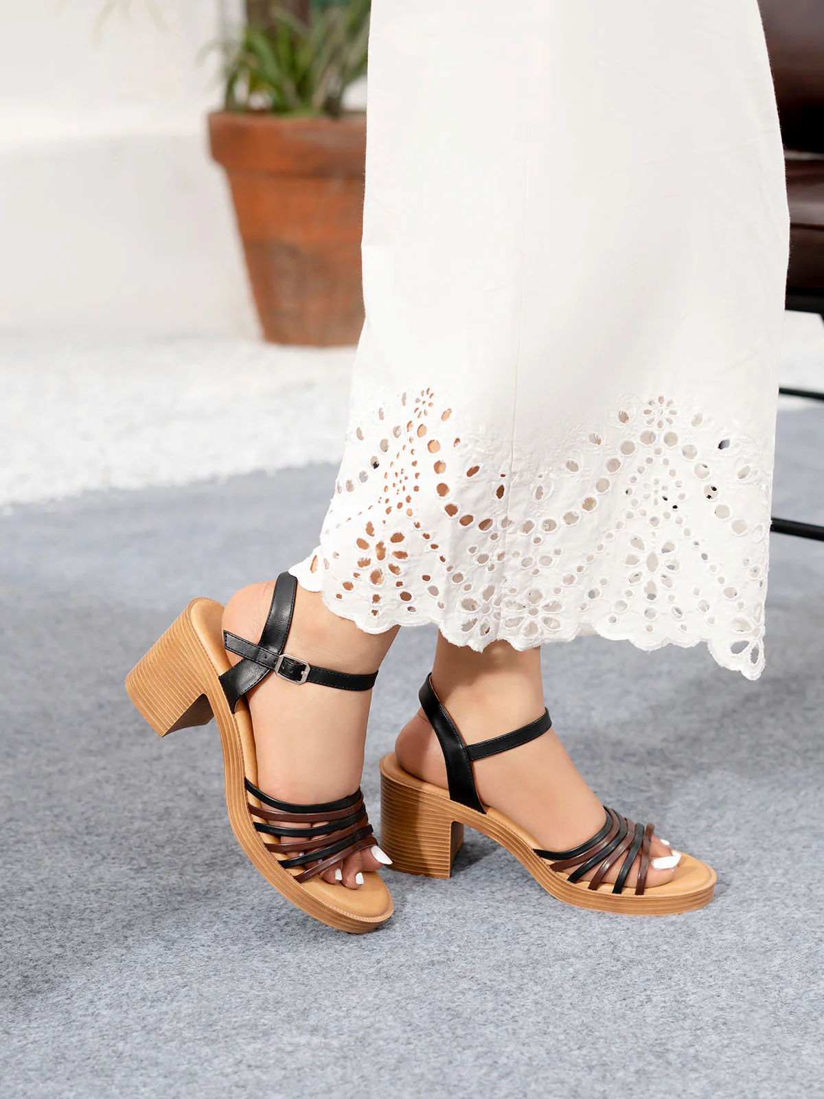 Women "BENNETT" Block Heel Comfort Sandals - Image 3