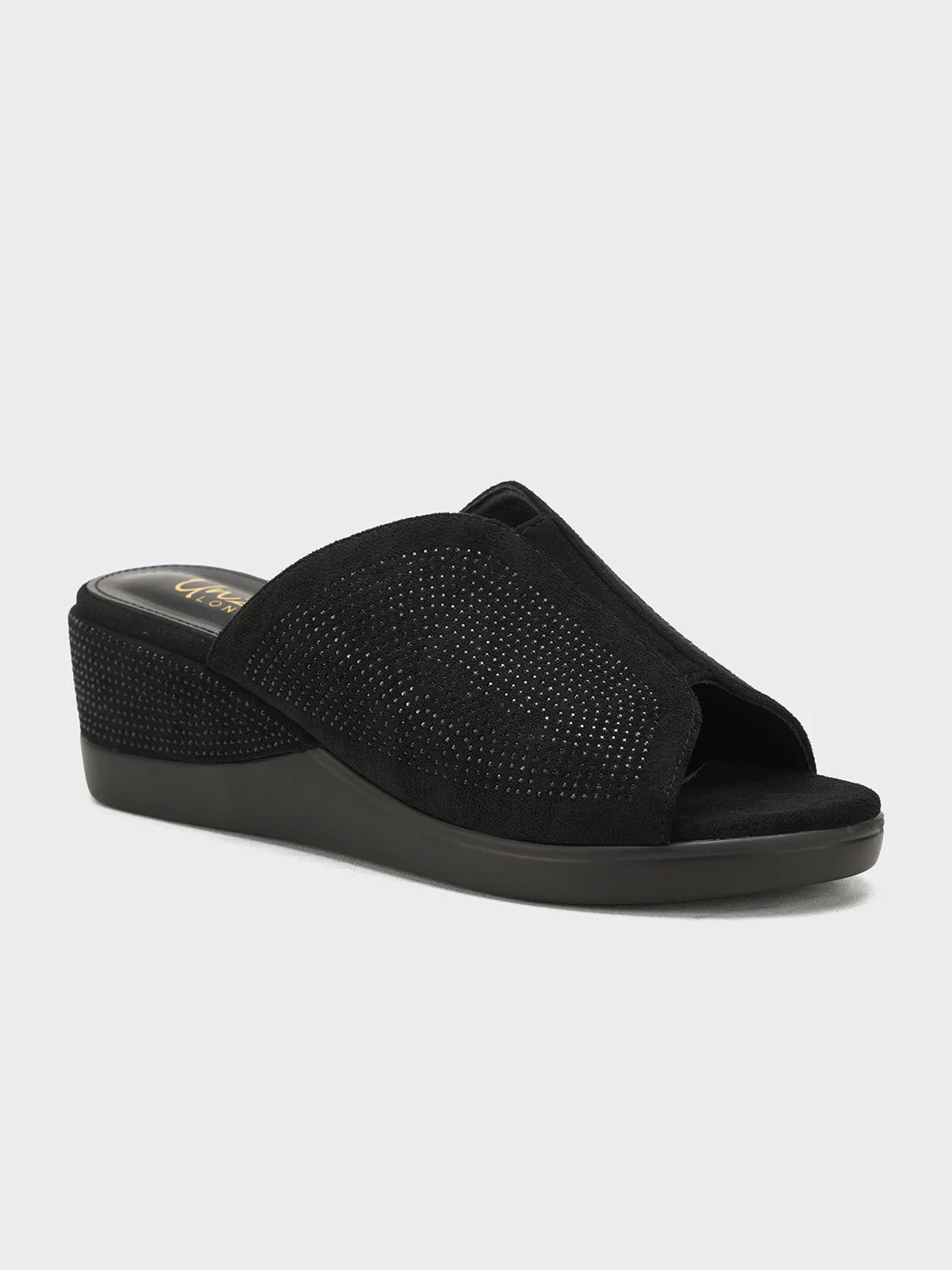 Women "BERLIOZ" Soft Sparkle Wedge Heel Sandals