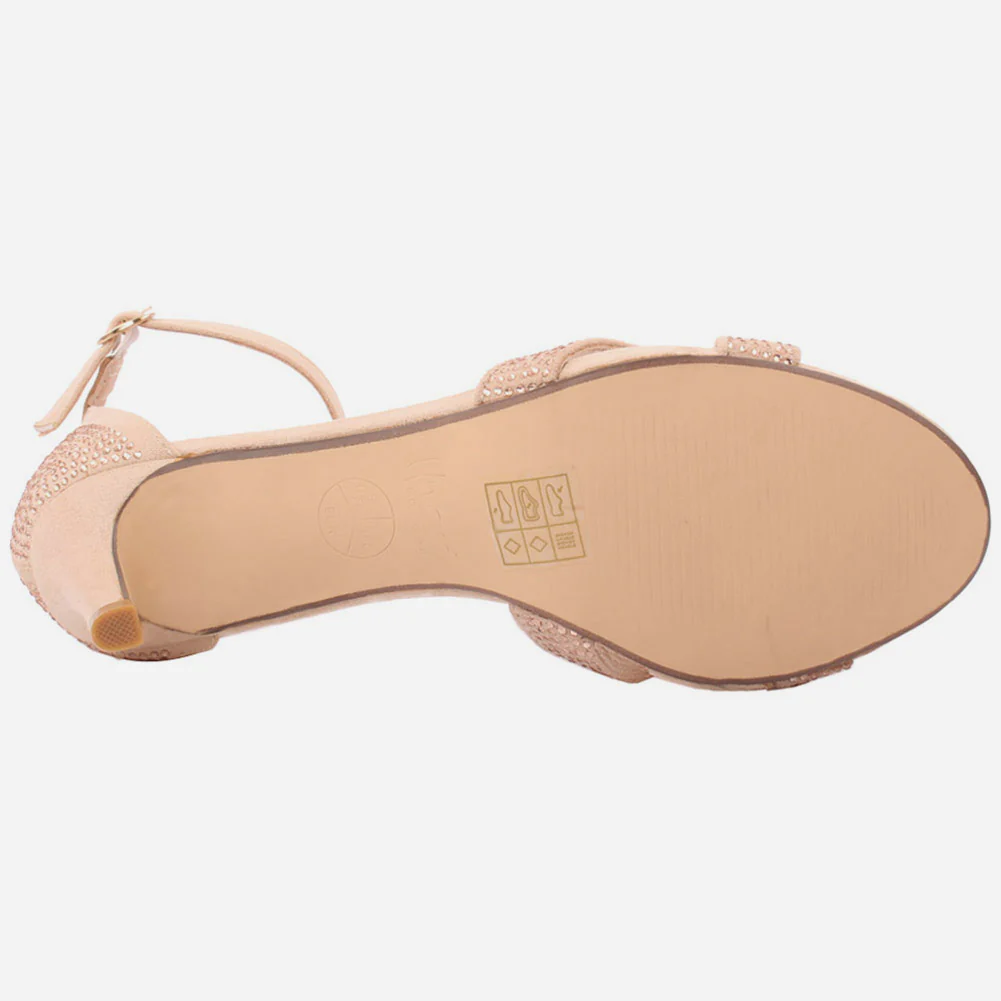 Women "Bette" Buckle Fastening Cross Over Straps Sandals - Image 5