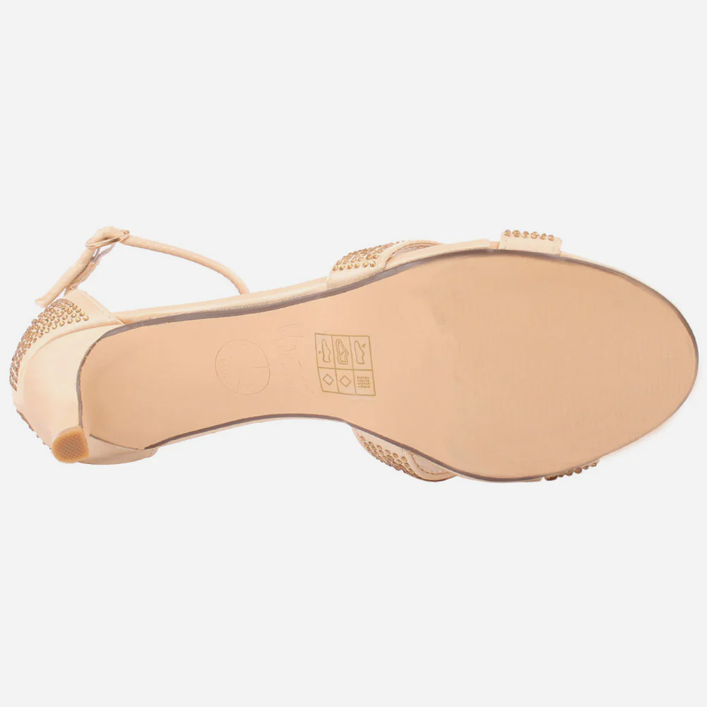 Women "Bette" Buckle Fastening Cross Over Straps Sandals - Image 5