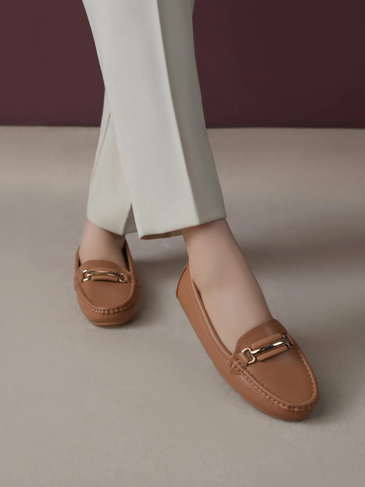 Women "BIRDIE" Comfort Slip On Moccasins - Image 3