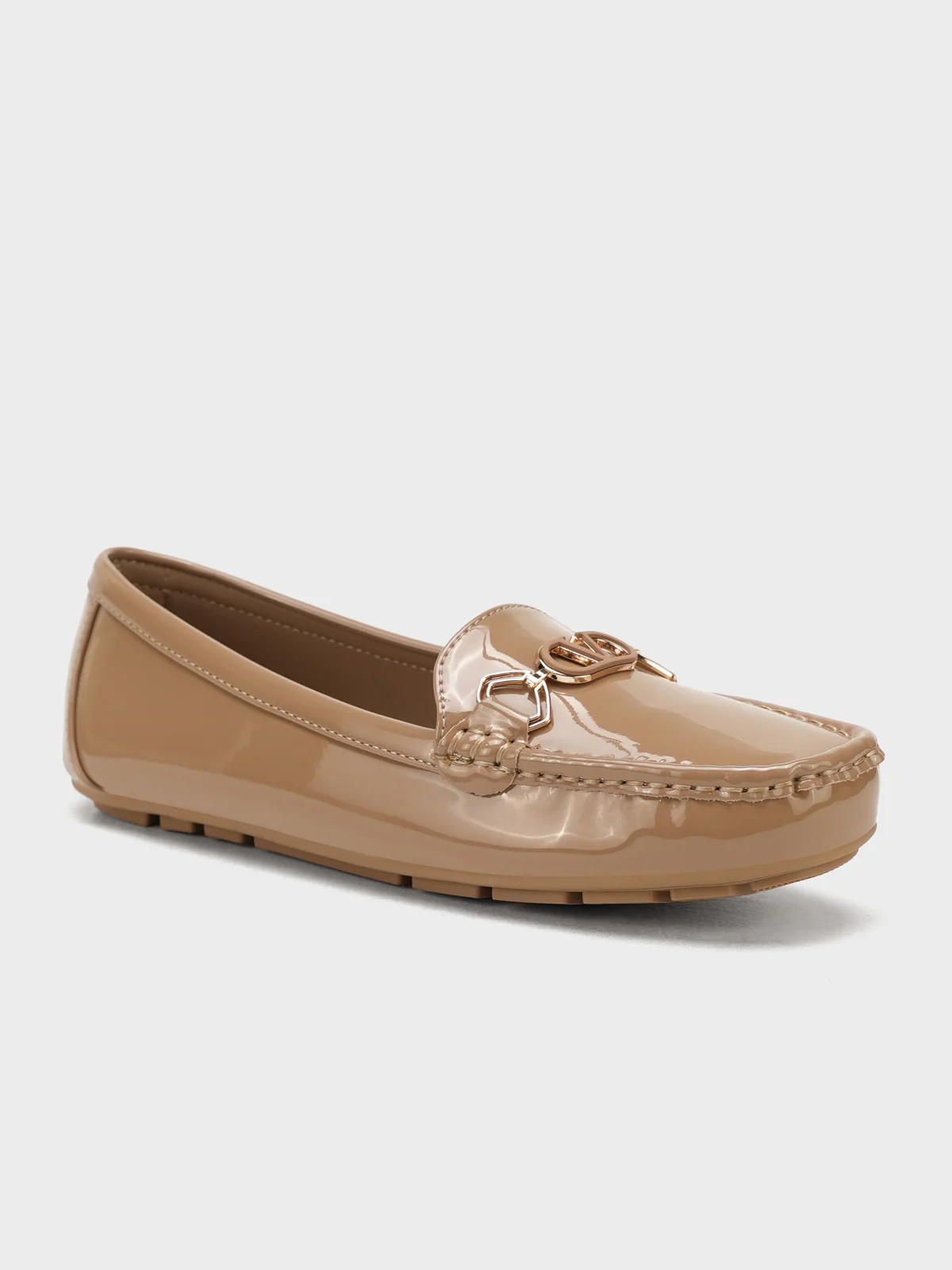 Women "BLUESY" Lightweight Shiny Moccasins - Image 2