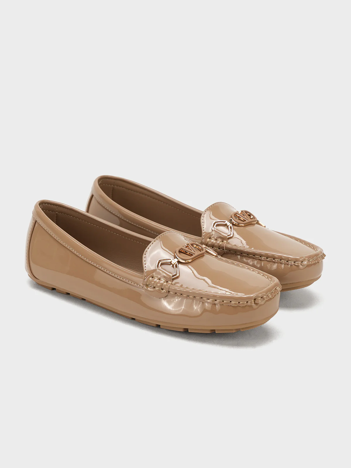 Women "BLUESY" Lightweight Shiny Moccasins - Image 4