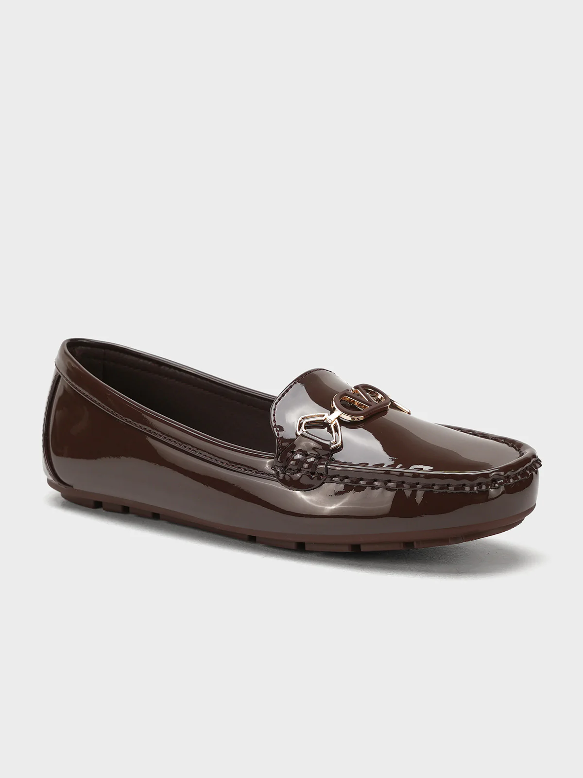 Women "BLUESY" Lightweight Shiny Moccasins - Image 2