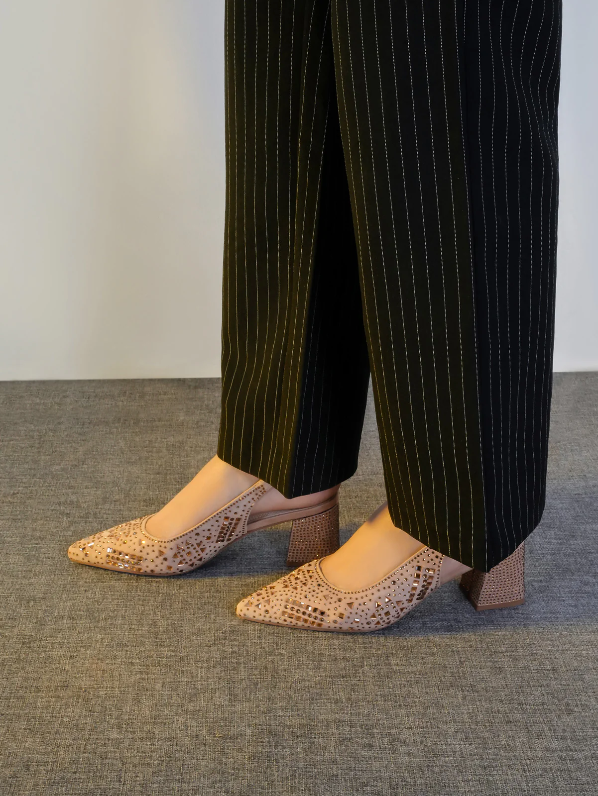 Women "BOLIVIA" Slingback Pointy Toe Sandals - Image 3