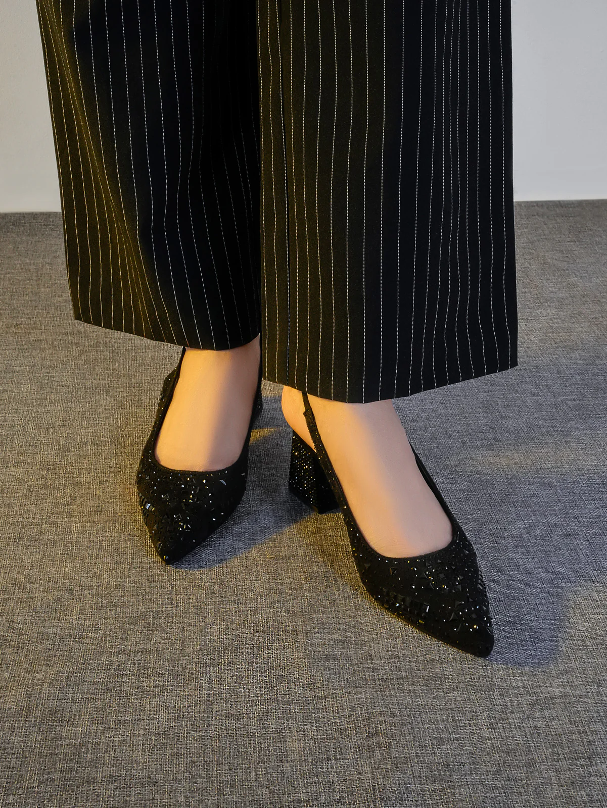 Women "BOLIVIA" Slingback Pointy Toe Sandals - Image 6